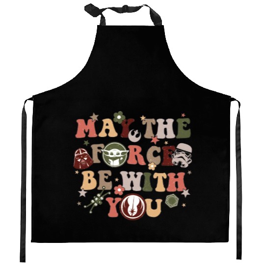 Retro Star Wars May The Fourth Be With You, Disney Star Wars Kitchen Aprons