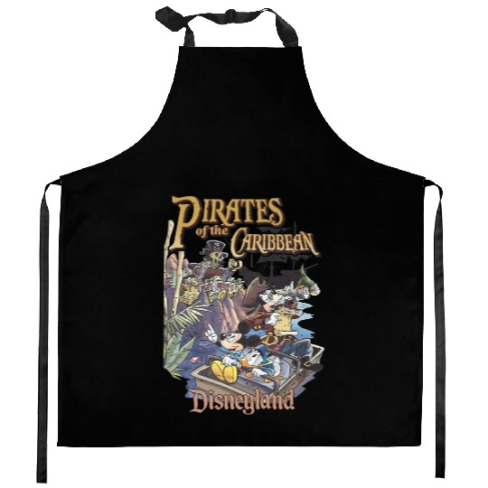 Retro Disney Pirate Kitchen Aprons,