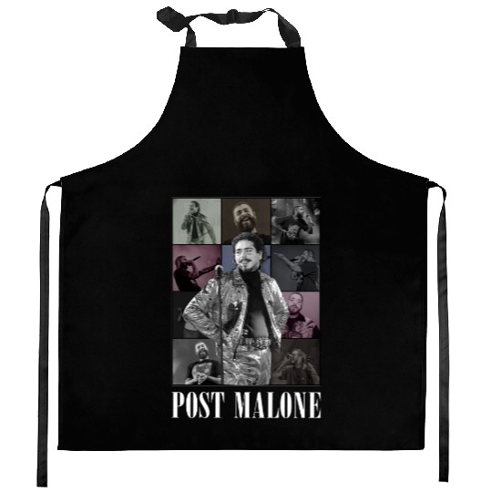 Post Malone Kitchen Aprons, Post Malone 2023 Tour Kitchen Aprons, Post Malone Eras Tour Kitchen Aprons