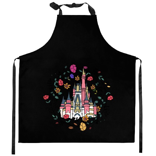 Disney Castle Kitchen Aprons, Magic Kingdom Kitchen Aprons, Disney Princess Castle Kitchen Aprons