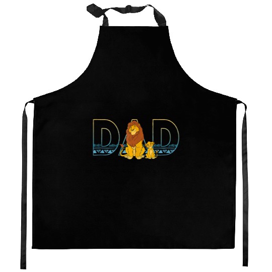 Disney The Lion King Simba and Mufasa Dad Kitchen Aprons