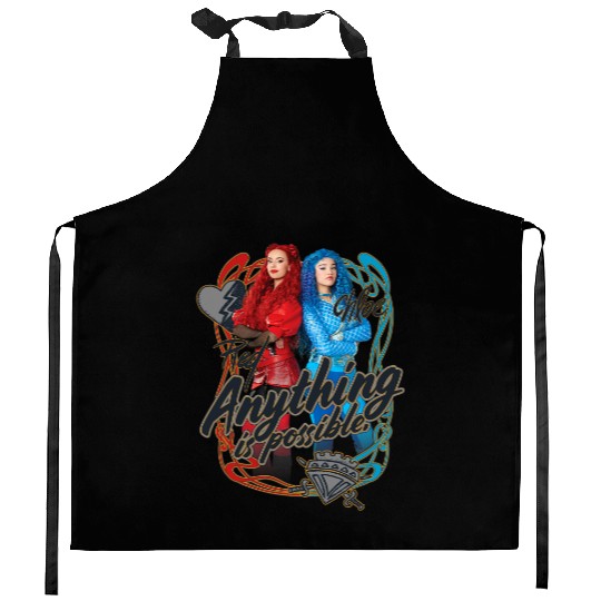 Disney Descendants The Rise Of Red Anything Is Possible Kitchen Aprons