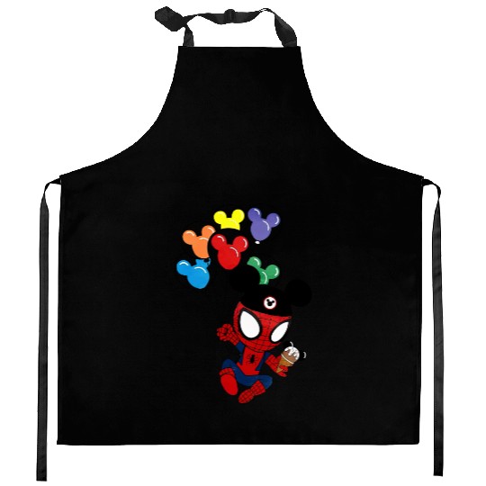 Disney Spiderman Balloons, Disney Spiderman Kitchen Aprons