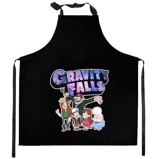 Disney Gravity Falls Characters Group Kitchen Aprons, Magic Kingdom Kitchen Aprons