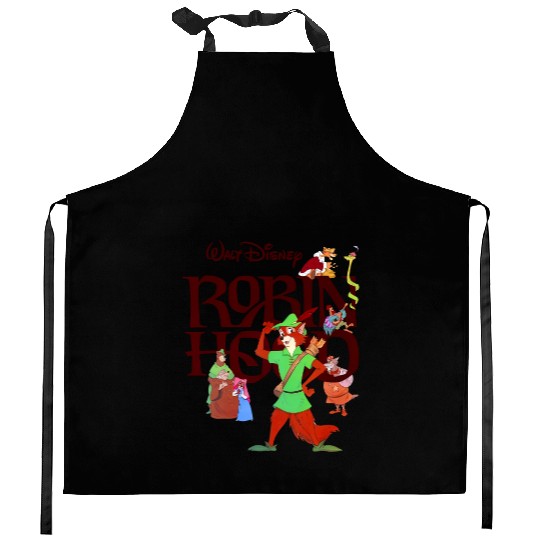 Retro Disney Robin Hood 1973  Kitchen Aprons, Robin Hood Kitchen Aprons