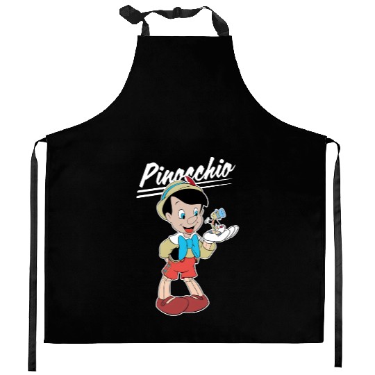 Retro Disney Pinocchio and Jiminy Cricket Kitchen Aprons