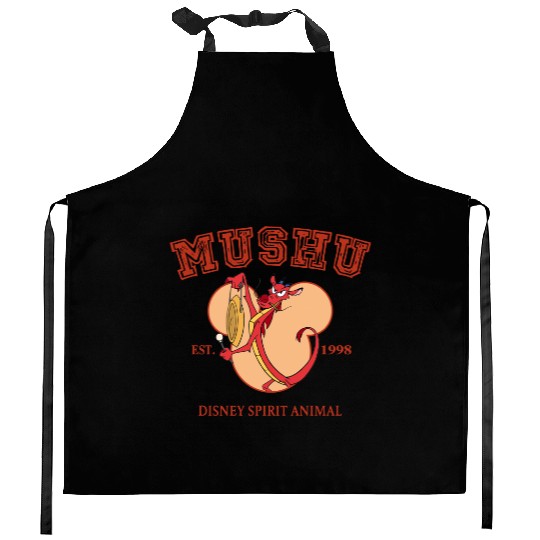 Funny Disney Mulan Characters Mushu Dragon Kitchen Aprons