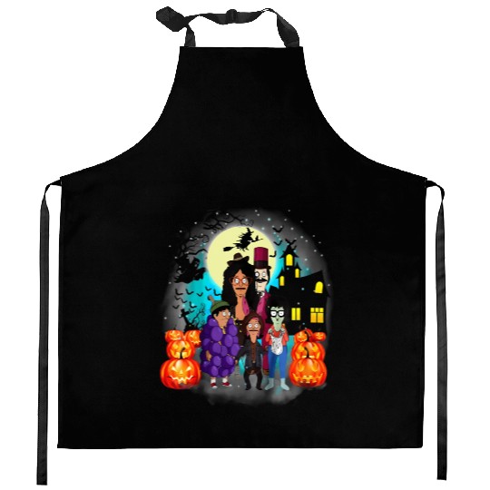 Bobs Burgers Pumpkin Halloween Kitchen Aprons