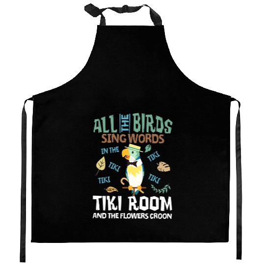 Tiki Room Kitchen Aprons, Enchanted Tiki Room Kitchen Aprons, Disneyland