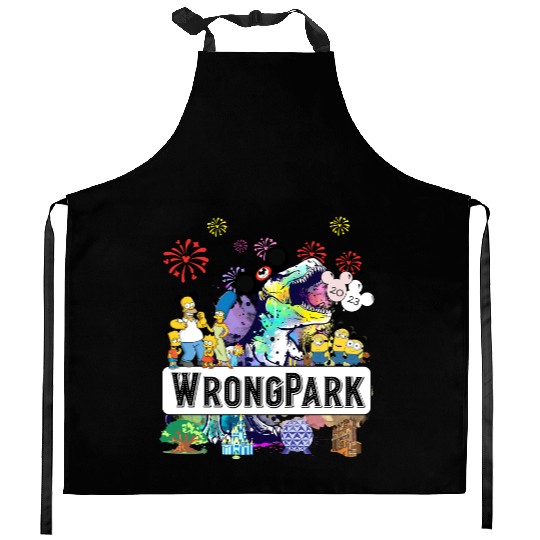 Wrong Park Tyrannosaurus 2023 Disney Kitchen Aprons