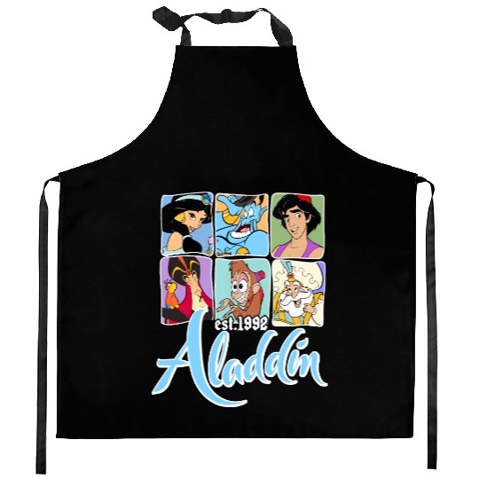 Disney Aladdin Characters Group Kitchen Aprons