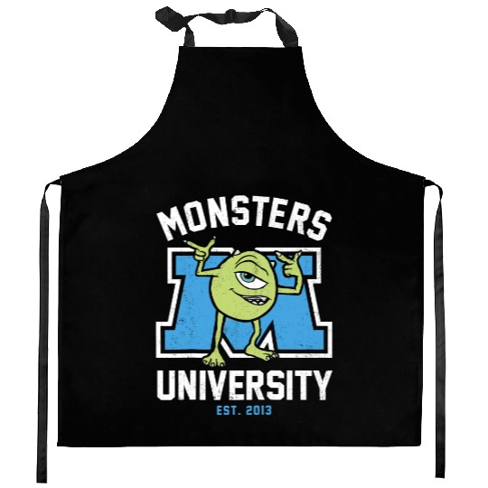 Monsters Inc Wazowski Kitchen Aprons, Disney Monsters Kitchen Aprons