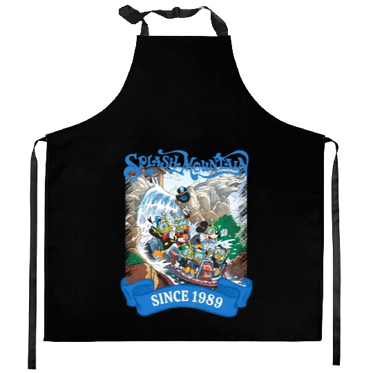 Disney Splash Mountain Vintage Kitchen Aprons, Splash Mountain,