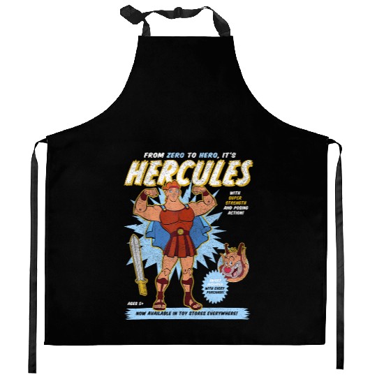 Vintage Hercules  Kitchen Aprons, Disney Hercules Megara