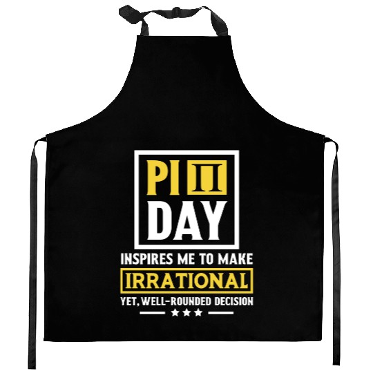 Funny Pi Day Kitchen Aprons Math Kitchen Aprons Pi Day 3 14 Irrational