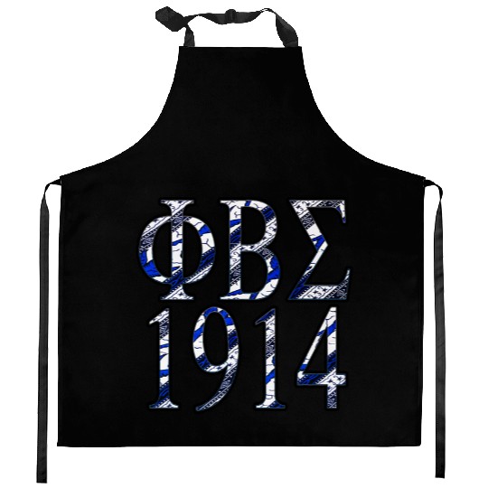 Sigma 1914 Stripe Design - Phi Beta Sigma Crossing Gifts - Kitchen Aprons