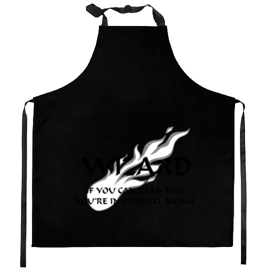 Wizard - Fireball Range Kitchen Aprons