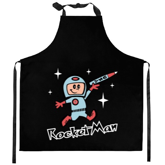 Rocket Man Kitchen Aprons