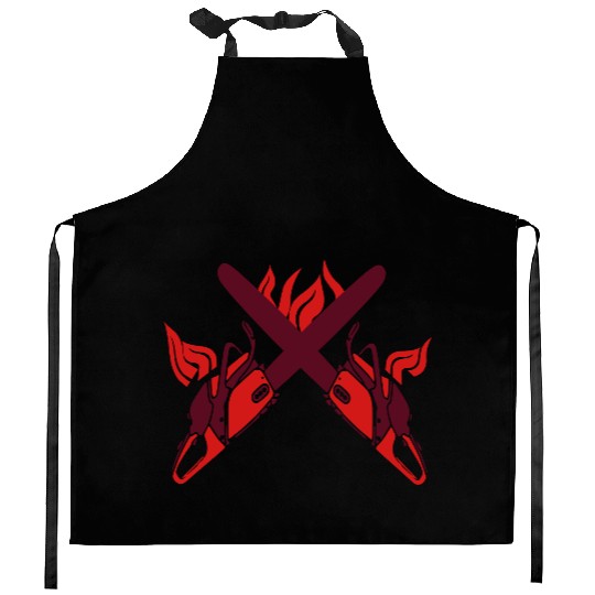 chainsaw Kitchen Aprons