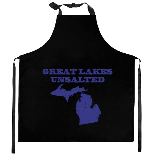 Great Lakes Unsalted Blue Kitchen Aprons