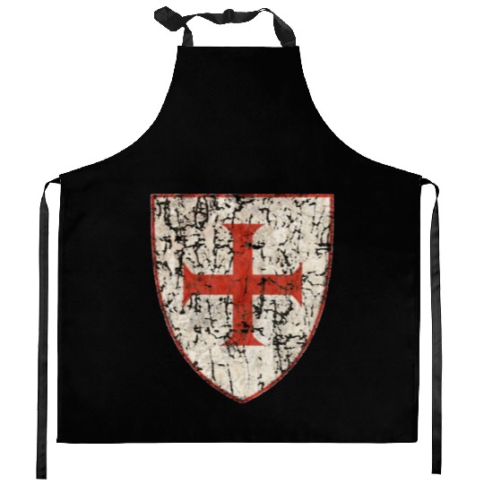 Knights templar Kitchen Aprons
