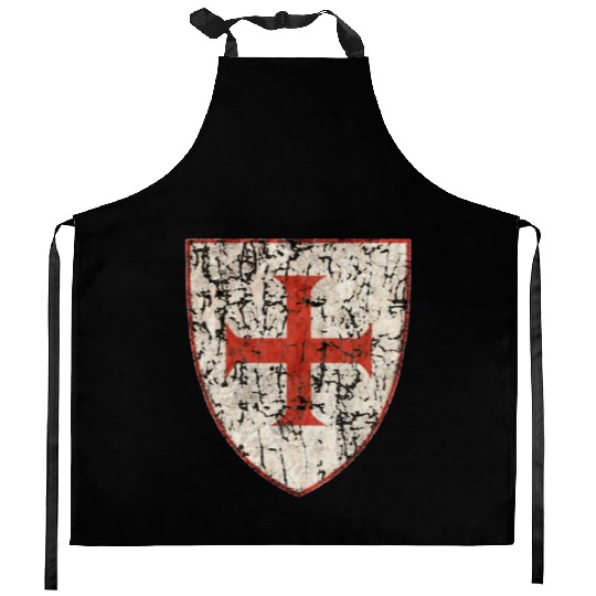 Knights templar Kitchen Aprons