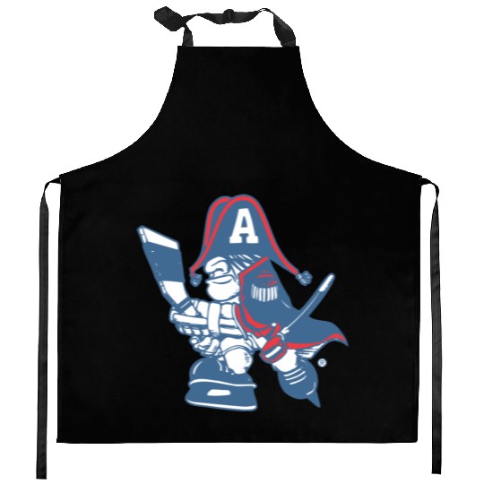 Milwaukee admiral cartoon Kitchen Aprons