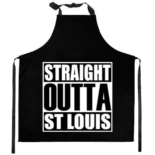 Straight Outta St Louis Kitchen Aprons