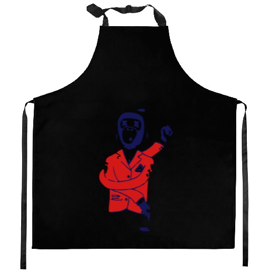 Drunk Monkey Kitchen Aprons
