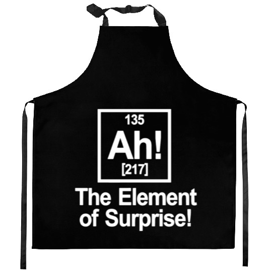 Ah Element Of Surprise Kitchen Aprons