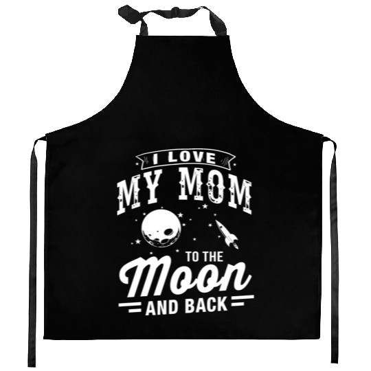 I Love My Mom Kitchen Aprons