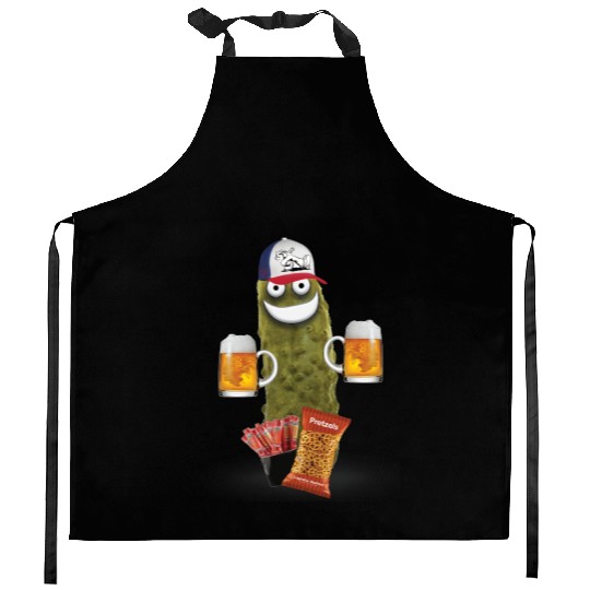Drinking Buddy Pickle Kitchen Aprons