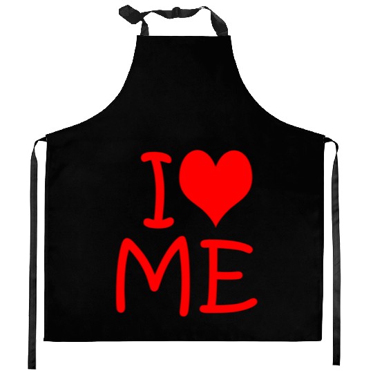 I Love Me Valentine's Kitchen Aprons