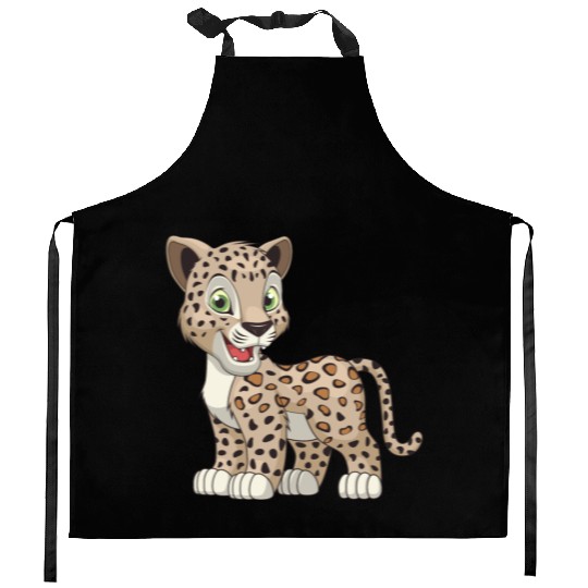 jaguar-cub-animal-wildlife Kitchen Aprons