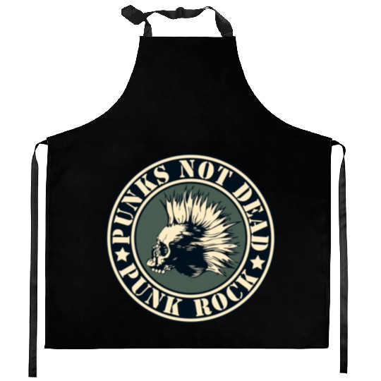 PUNKS NOT DEAD PUNK ROCK - SPECIAL PUNK EDITION Kitchen Aprons