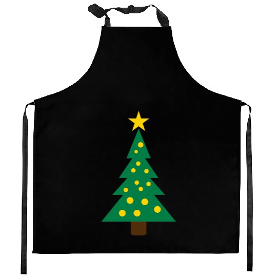 Christmas tree Kitchen Aprons