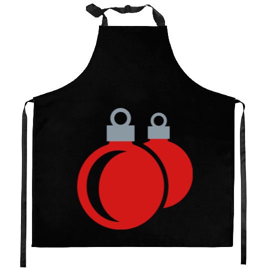 Christmas balls - xmas Kitchen Aprons