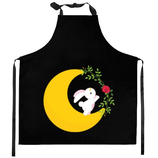 Sailor Moon Usagi and Tuxedo Mask Kitchen Aprons