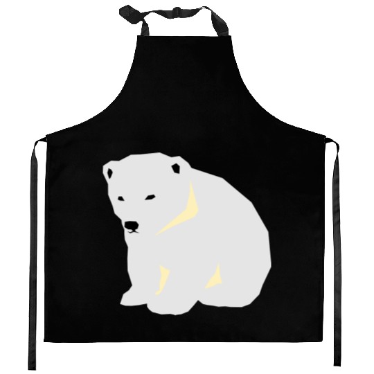 Polar bear Kitchen Aprons