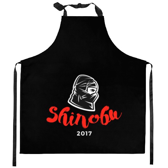 Shinobu Logo Kitchen Aprons
