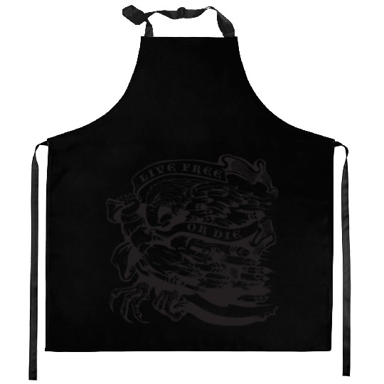 Live Free or Die Kitchen Aprons