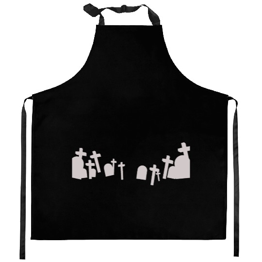 Graveyard Kitchen Aprons