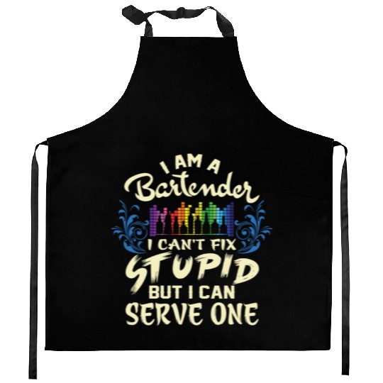 I Am A Bartender Kitchen Aprons