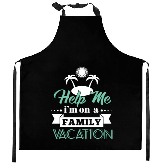 Help Family Vacation Kitchen Aprons