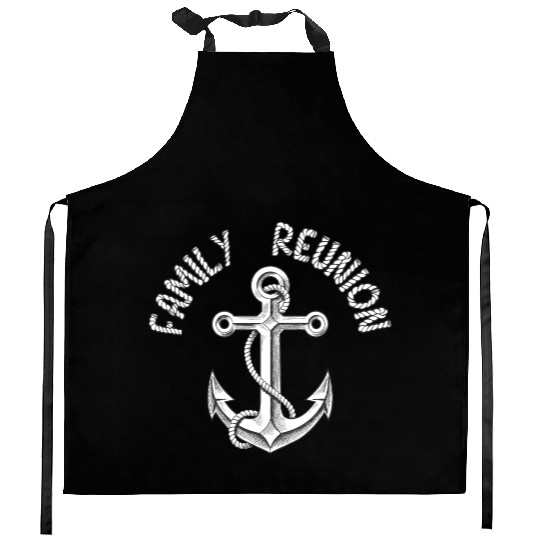 Family reunion anchor Kitchen Aprons
