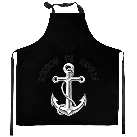 Family reunion anchor Kitchen Aprons
