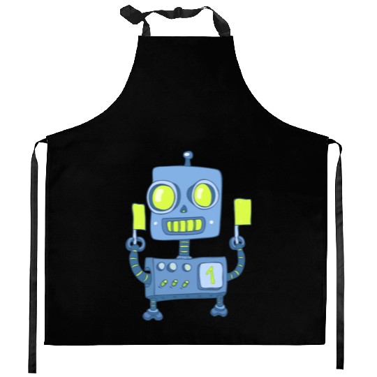 22 robot 29 png vectorstock 4842445 Kitchen Aprons