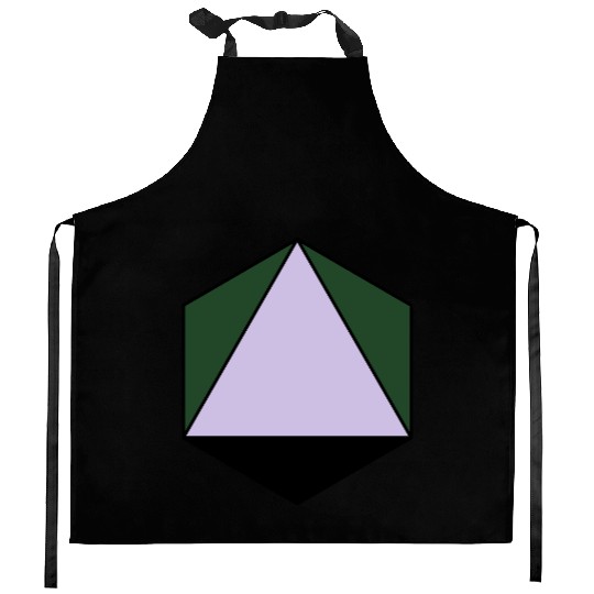 platonic solid Kitchen Aprons