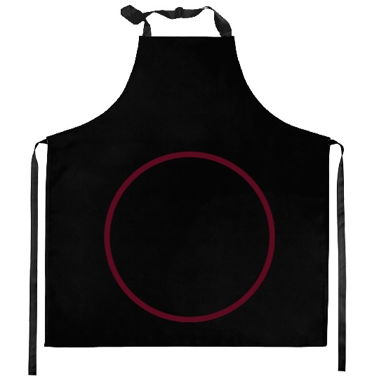 circle outline Kitchen Aprons