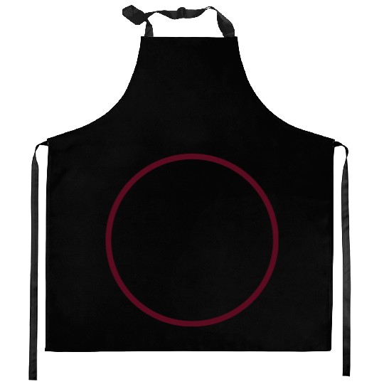 circle outline Kitchen Aprons